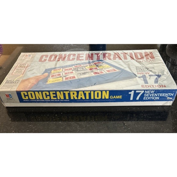 CONCENTRATION Board Game 17th Edition Vintage 1972 Milton Bradley 4950 RoloMatic - Picture 2 of 8